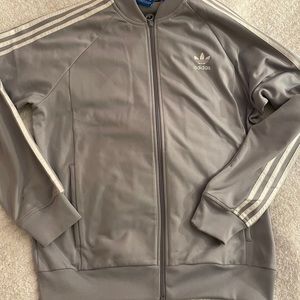 Men’s adidas grey zip up